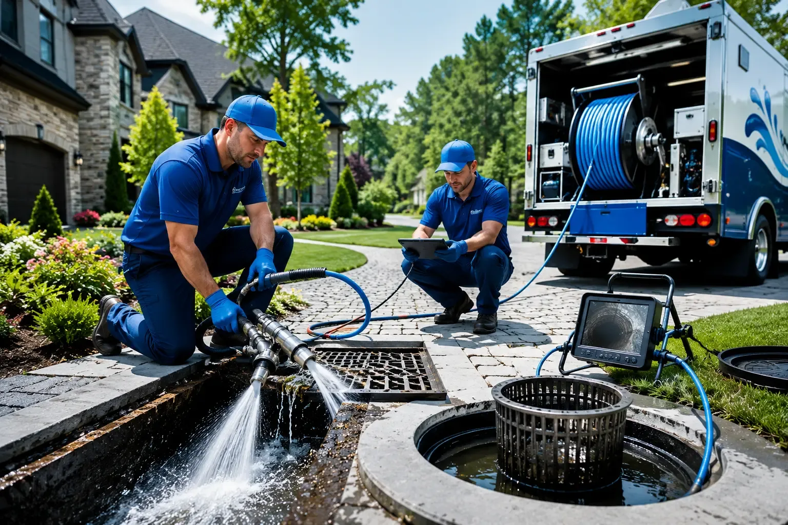 Local outdoor drain cleaning professionals in Lake Ann, MI